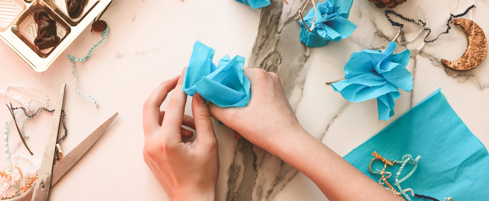 tissue paper Handcraft